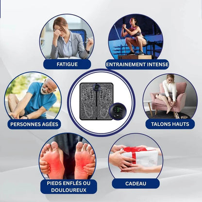 Tes jambes lourdes te gâchent la vie. Les kinés ont la solution, maintenant disponible chez toi.
